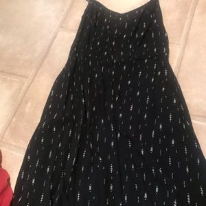 Black and white sun dress size small spaghetti straps form fitting